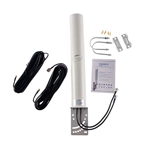 GSM GPRS LTE Antenne 3dBi - TS9/CRC9 Stecker, 700-2700MHz, Omnidirektional 91mm